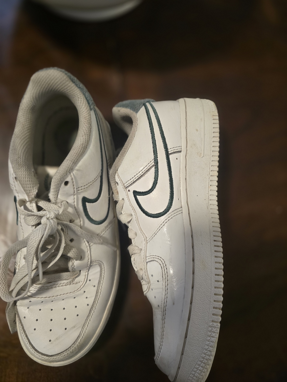Nike Air Force 1 Low 'Resort & Sport' in the Summit White/Bicoastal colorway